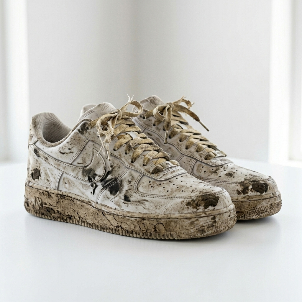 Shoe Cleaning Before